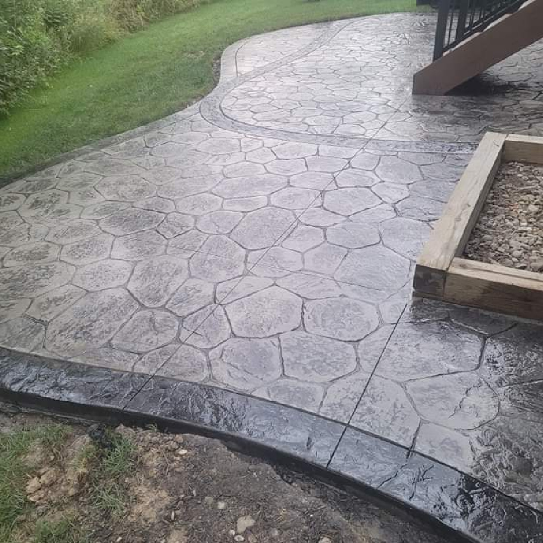stamped concrete